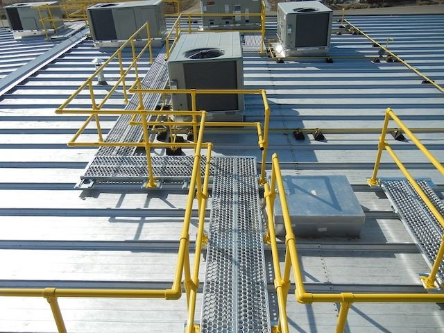 Steel walkway